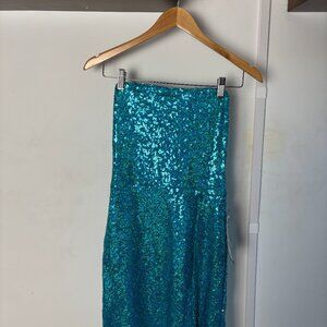 B Darlin Turquoise Sparkly Sequined Mini Dress - Juniors Size 7/8 - New w/ Tags